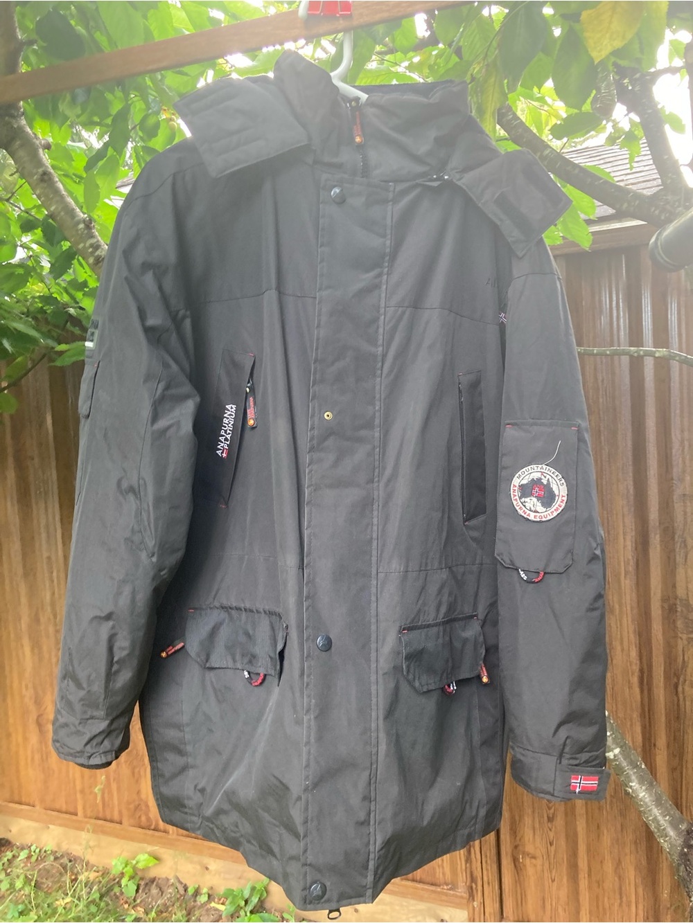 Women’s Black Ski Jacket with Insulated Hood